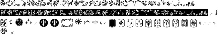 YY Old English Dingbats font