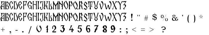Zamolxis II font