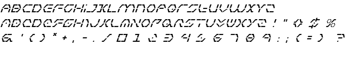 Zeta Sentry Italic font