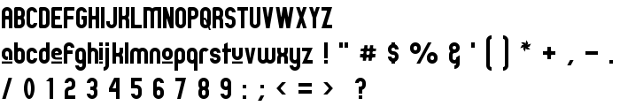 Zillah Modern Upper font