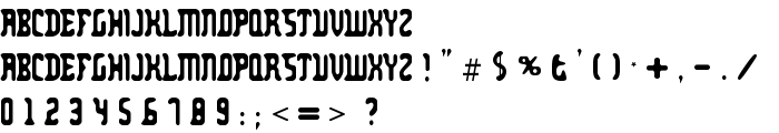 Zodillin-Regular font