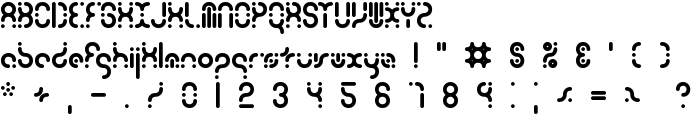 Zoetrope -BRK- font