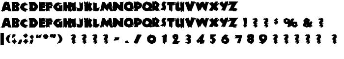 ZombieA font
