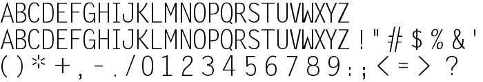 Zomnk font