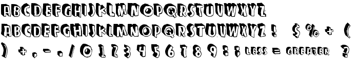 Zupagargonizer T font