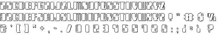 Zyborgs 3D font