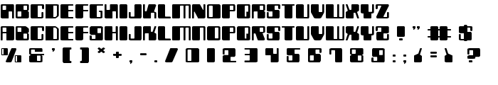 Zyborgs Expanded font